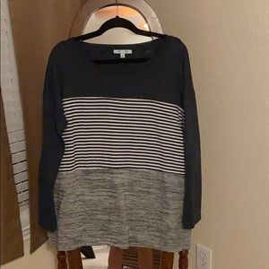 Long sleeve cozy top, but not too warm